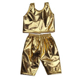 Maxbell Doll Cothes New Cool Light Leather Outfit for 18" Doll golden - Aladdin Shoppers