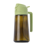 Maxbell Oil Dispenser Bottle 16oz Refillable Oil Mister for Air Fryer BBQ Peanut Oil Green