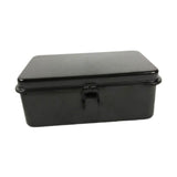 Maxbell Iron Storage Box Retro Style Note Organizer for Sticker Tools Crafts Storage Black