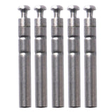 Maxbell Maxbell 5pcs Stainless Steel Rod Tip Top Swivel Rotating Ring Inner Diameter 1.8mm