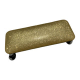 Maxbell Nail Art Hand Rest Pillow for Home Use Waterproof Professional Metal Bracket Golden