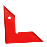 Maxbell Right Angle Ruler Table Saw Angle Ruler Aluminum Alloy Sturdy Triangle Ruler Red