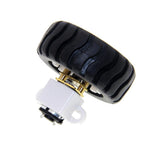 Maxbell 1 Piece D Axis Tire Kit Smart Car Robot Tire Wheel With DC 6V Gear Reduction Motor - Aladdin Shoppers