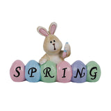 Maxbell Maxbell Easter Eggs Spring Decoration Tabletop Ornament Bunny Figurine for Bedroom