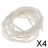 Maxbell 4x7N OCC Copper Wire, DIY HiFi Audio Cable for Earphone 2m Silver