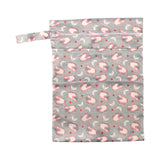 Maxbell Baby Nappy Bag Stroller Storage Bag Water Resistant Diaper Pouch for Daycare Gray