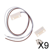 Maxbell 9xNC NO Door Window Contact Magnetic Reed Switch Alarm 3W