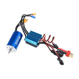 Maxbell 2445 3600KV 4P Sensorless Brushless Motor & 35A Brushless ESC Electronic Speed Controller for 1/14 1/16 RC Cars - Aladdin Shoppers