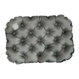 Maxbell Inflatable Seat Cushion Seating Air Sitting Pad for Fishing Traveling Office Grey