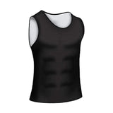 Mens Waist Trainer Vest Sauna Sweat Body Shaper Tank Top Slimming Gym XXL