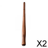 Maxbell 2xWooden Calligraphy Dip Pen Holder for Various Pen Nib Portable Compact Retro Brown