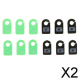 Maxbell 2x2 Sets Wire Label Tie Network Cable Marker Wire 2x1.5 cm