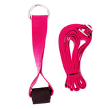 Maxbell Maxbell Adjust Yoga Ballet Dance Leg Stretcher Door Band Foot Fitness Belt Rose Red