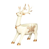 Cartoon Deer Statue Desk Storage Tray Cute for Living Room Bookshelf Bedroom Standing White