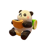 Panda Figurine Car Dashboard Decoration for Table Centerpiece Office Bedroom Style B