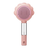 Maxbell Pet Grooming Brush Portable Pet Hair Cleaner Brush for Long Short Curly Hair Pink