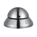 Maxbell 2x Stainless Steel 60min Clock Kitchen Timer UFO Round Mechanical Reminder