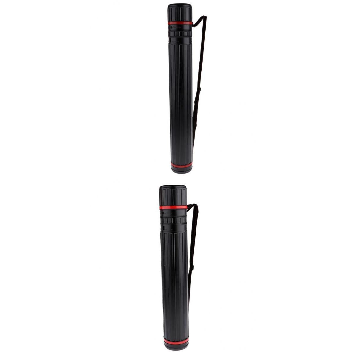 Maxbell 2pcs Artist Plastic Drawing Picture Storage Tube Poster Scroll Holder