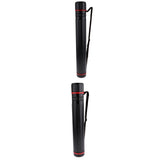 Maxbell 2pcs Artist Plastic Drawing Picture Storage Tube Poster Scroll Holder