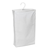 Maxbell Hanging Laundry Hamper Bag Foldable Closet Storage Basket for Door Home Dorm White