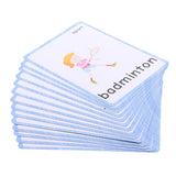 Maxbell Maxbell Flash Cards - Educational Learning Picture & Word Card Sports - 14Pieces
