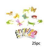 3D Cartoon Jigsaw Puzzles Learn Activities Fine Motor Skills Montessori Toys insect