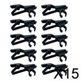 Maxbell 15x10 Pieces Portable Microphone Lapel Tie Lavalier Mic Metal Clip Holder 8mm