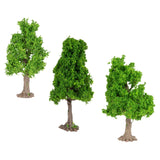 Maxbell 3x Model Trees Diorama Tree for Railway Building Model DIY Scenery Landscape tower shaped tree