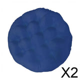 Maxbell 2xOutdoor Seat Cushion Chair Pads Round for Wicker Chair Hanging Chair Kitchen