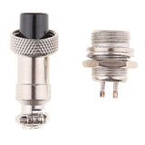 Maxbell Pair GX12 2Pins Waterproof Male Female Panel Metal Aviation Wire Connector - Aladdin Shoppers