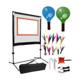 Badminton Net with Stand Replacement with Rackets for Practice Outdoor Parks