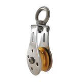 Maxbell Lifting Rope Pulley Block Swivel Hanging Wire Towing Wheel Heavy Duty Gold - Aladdin Shoppers