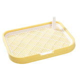 Maxbell Dog Toilet Reusable Dog Potty Tray Toilet for Other Pets Puppy Small Animals Yellow