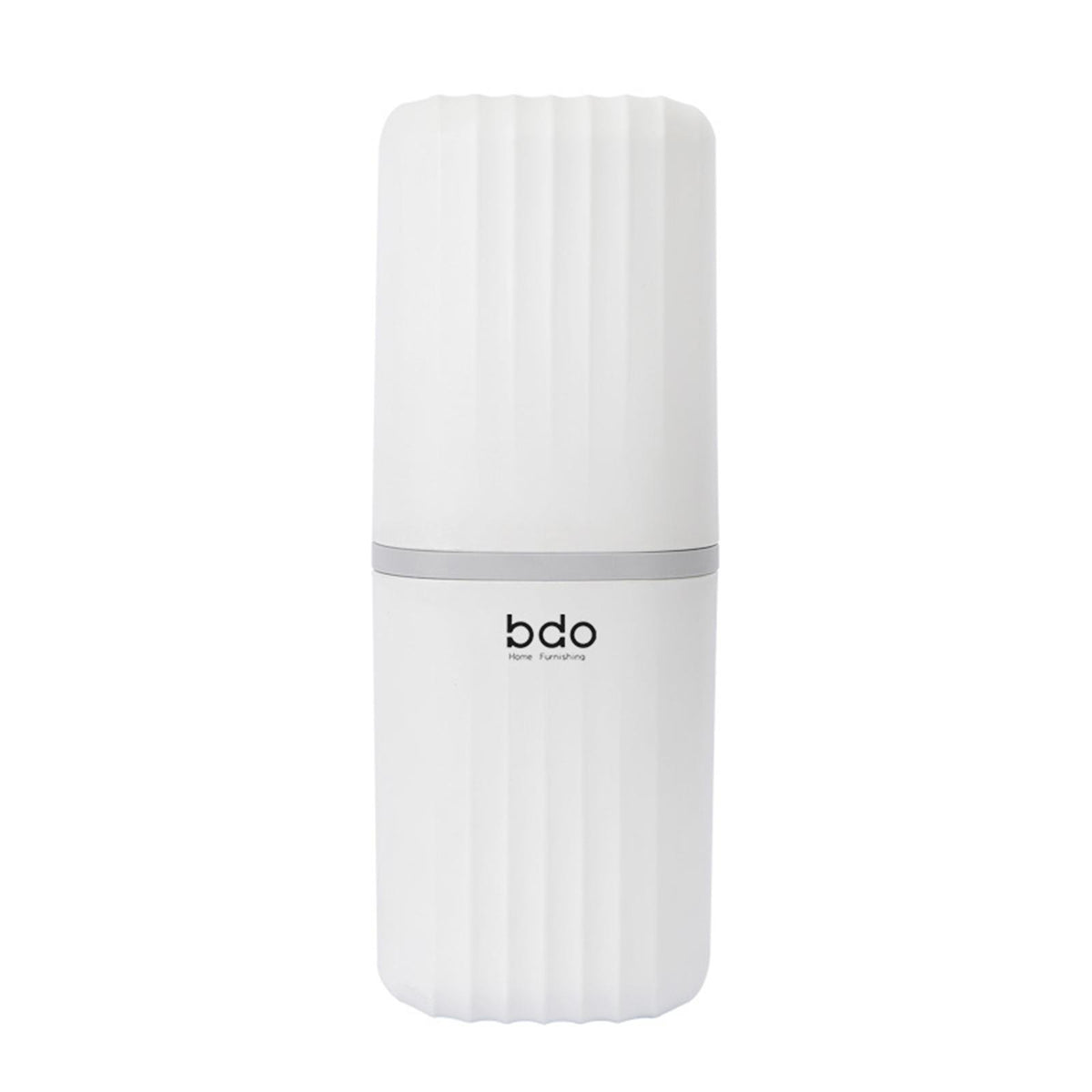 Maxbell Toothbrush Toothpaste Travel Case Storage Container for Hotel Shower Camping L White