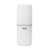 Maxbell Toothbrush Toothpaste Travel Case Storage Container for Hotel Shower Camping L White