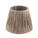 Maxbell Table Lamp Shade Only Handwoven Cover Home Living Room Bell Raffia Lampshade Gray
