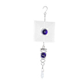 Maxbell STAINLESS STEEL SPIRAL TAIL-DECORATIVE WIND W/HOOK HOME DECOR PURPLE - Aladdin Shoppers