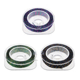 Maxbell 3pcs Metallic Guide Wrapping Fishing Line Thread Rod Building Repairing