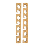 Maxbell 2 Pieces Fishing Rod Racks Wood Storage Organizer for Cabin Casting Rods Men