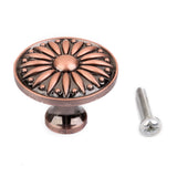 Maxbell Chic Round Knob Cabinet Drawer Door Pull Handle Retro Room Closet Copper