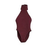 Maxbell 1:12 Scale Action Figure Clothes Swimsuit Mini for 6 inch Action Figure Body Dark Red