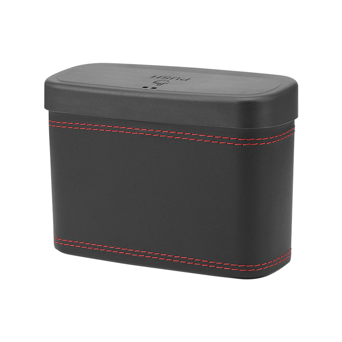 Maxbell Mini Car Trash Can Portable Car Garbage Can for Automotive Home Desktop Black