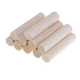 Maxbell 30Pieces Balsa Wood Round Sticks 11mm Diameter for Woodworking Supply Crafts