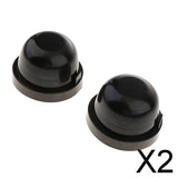 Maxbell 2x2x Universal HID LED Headlight Headlamp Dust Cover Light Cap Dustproof 75mm