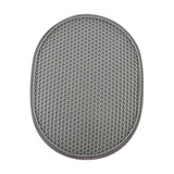 Maxbell 2 in 1 Oven Mittens Silicone Heat Resistant Pot Holder for Barbecue Grilling Gray