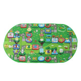 Maxbell Elliptic Baby Toddler EVA Cartoon Pictures Crawling Mat Playhouse Carpet Rug Kids Picnic Camping Play Activity Toy - Aladdin Shoppers