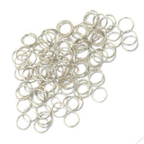 Maxbell 20x200pcs/Lot Steel Metal Key Split Ring Keyrings Key Chain Findings 8mm silver
