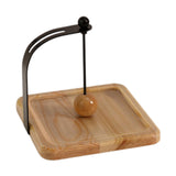 Maxbell Napkin Holder Rack Tabletop Napkin Stand for Dining Table Countertop Kitchen Wood