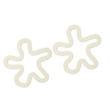 Maxbell Maxbell 2Pcs Silicone Mats Heat Resistant Pad Cup Coasters for Home Dining Table Bar 2pcs White
