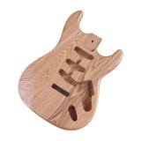 Maxbell Guitar Body Unfinished DIY Electric Guitars for Beginners Luthiers Accessory